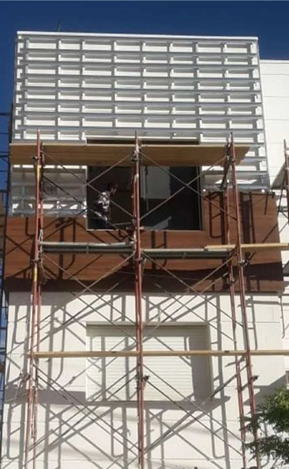 Private villa exterior cladding