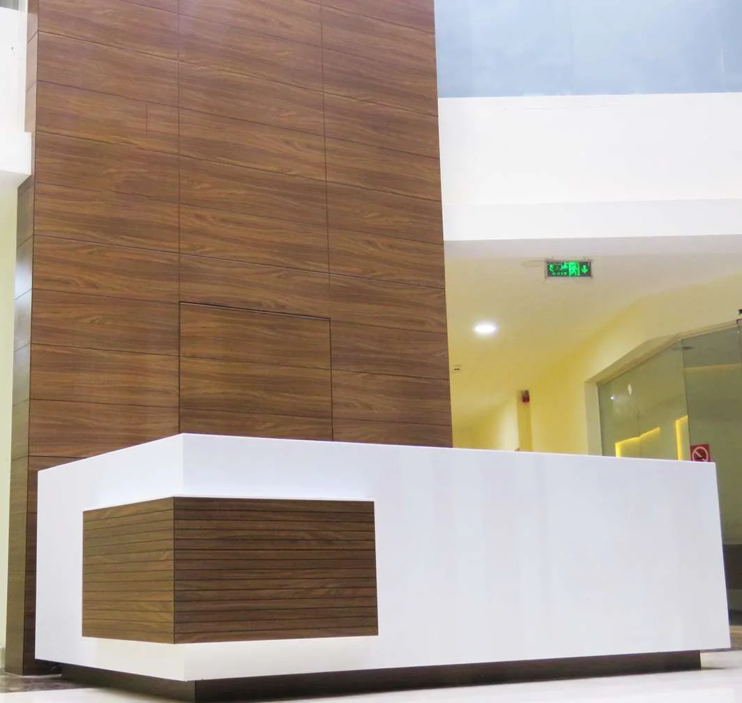 Medical building lobby